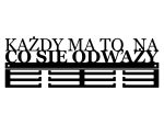 Wieszak na medale Każdy ma to 40 cm