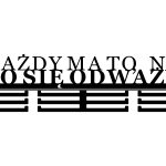 Wieszak na medale Każdy ma to 60 cm