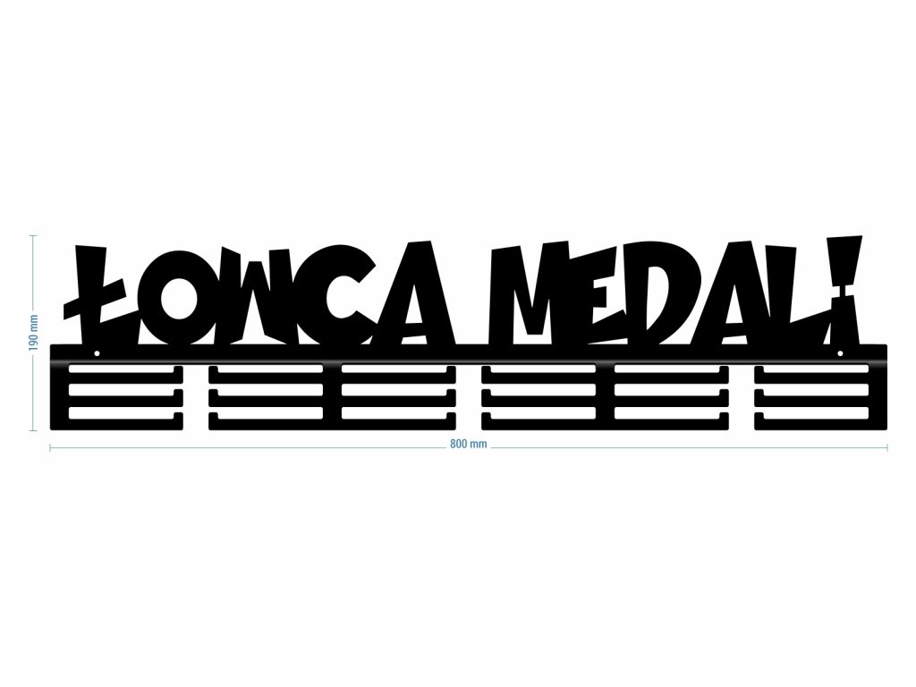 Wieszak na medale Łowca medali 80 cm - obrazek 3