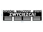 Wieszak na medale Dopóki walczysz II 60 cm - obrazek 2
