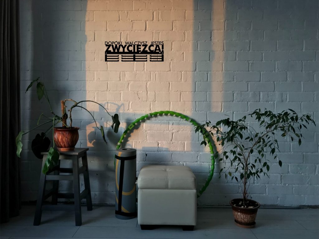 Wieszak na medale Dopóki walczysz III 40 cm - obrazek 2