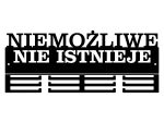 Wieszak na medale Niemożliwe nie istnieje 40 cm