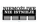Wieszak na medale Niemożliwe nie istnieje 40 cm - obrazek 4