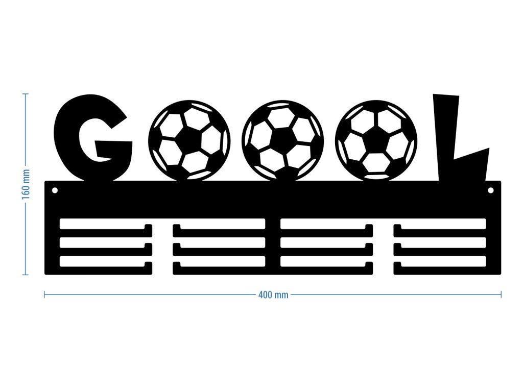 Wieszak na medale Goool 40 cm - obrazek 2