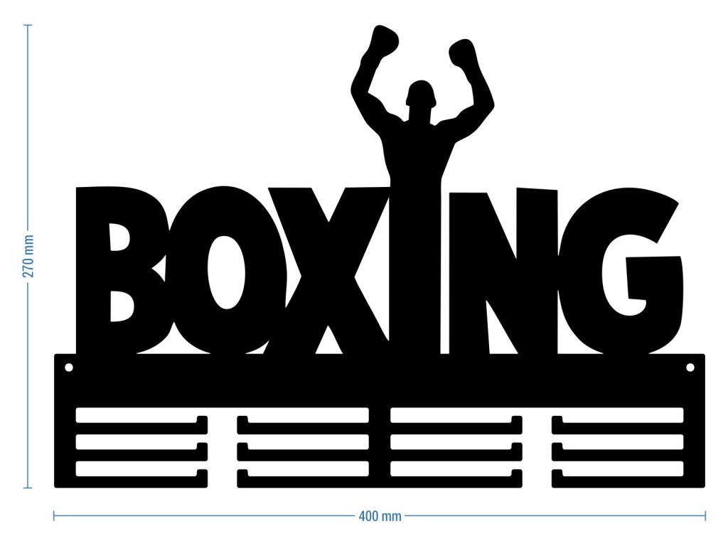 Wieszak na medale Boxing II 40 cm - obrazek 2