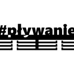 Wieszak na medale #PŁYWANIE 60 cm