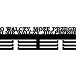 Wieszak na medale Kto walczy 60 cm