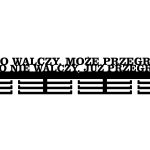 Wieszak na medale Kto walczy 80 cm