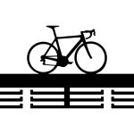 Wieszak metalowy na medale Rower 40 cm