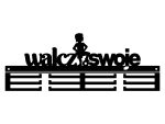 Wieszak metalowy na medale Walcz o swoje 40 cm