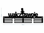 Wieszak metalowy na medale Walcz o swoje 40 cm - obrazek 3