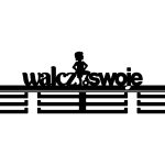 Wieszak metalowy na medale Walcz o swoje 60 cm