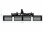 Wieszak metalowy na medale Walcz o swoje 60 cm - obrazek 3