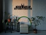 Wieszak na medale Never Give Up 2 80 cm - obrazek 2