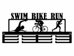 Wieszak na medale Swim Bike Run