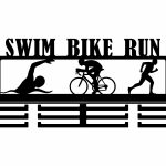 Wieszak na medale Swim Bike Run