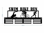 Wieszak na medale Swim Bike Run - obrazek 5
