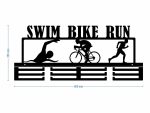Wieszak na medale Swim Bike Run - obrazek 6