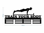 Wieszak na medale Train Your Body - obrazek 5