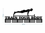 Wieszak na medale Train Your Body - obrazek 7