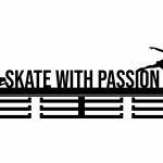 Wieszak na medale Skate With Passion