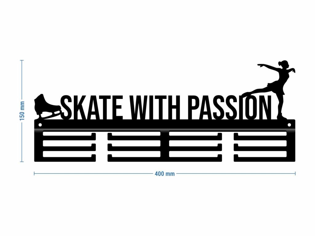 Wieszak na medale Skate With Passion - obrazek 5