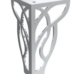 nóżka meblowa Louis Chrom