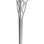 Noga do stołu Louis Chrom