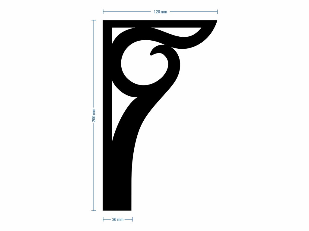 Noga do szafki Gian 20 cm - obrazek 4