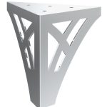 Nóżka meblowa Tracery Chrom