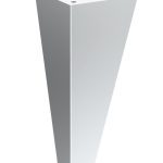 Noga do szafki Simpla Chrom