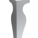 Noga do szafki Ernest Chrom