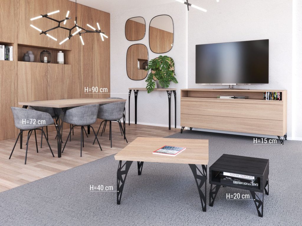 Nóżka meblowa Lobster 15 cm - obrazek 3