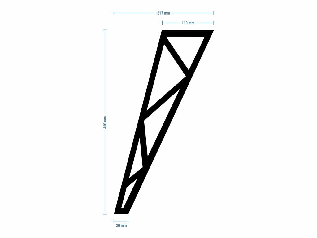 Noga do stolika Focus 40 cm - obrazek 4