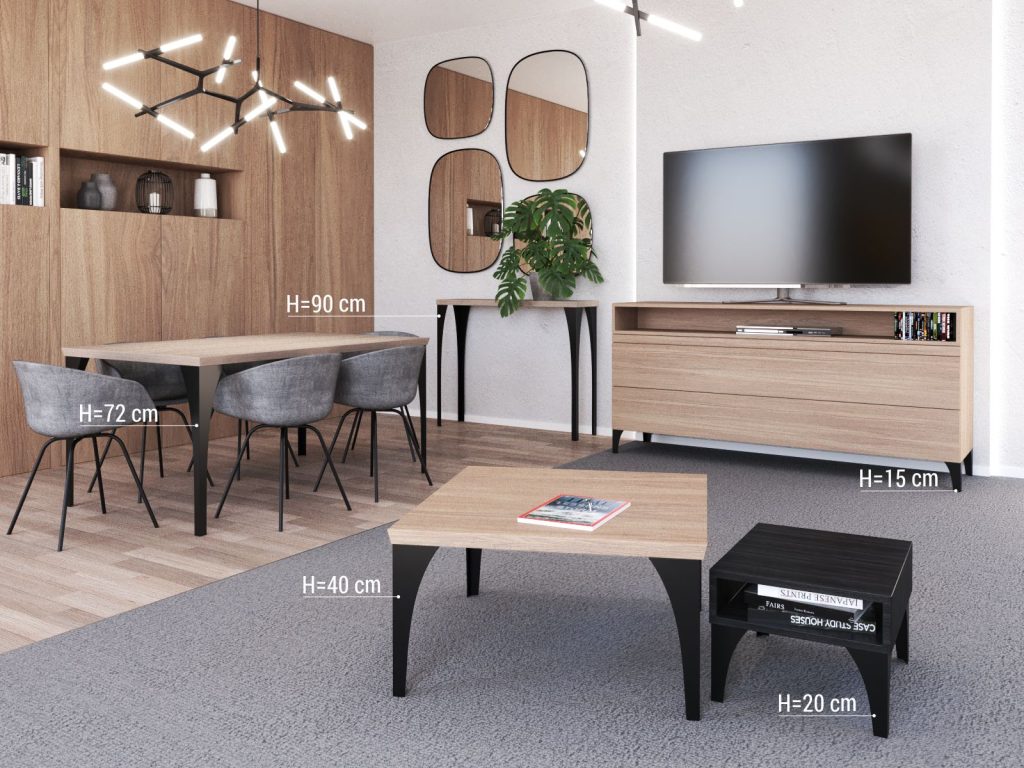 Noga do stołu Talia 72 cm - obrazek 2