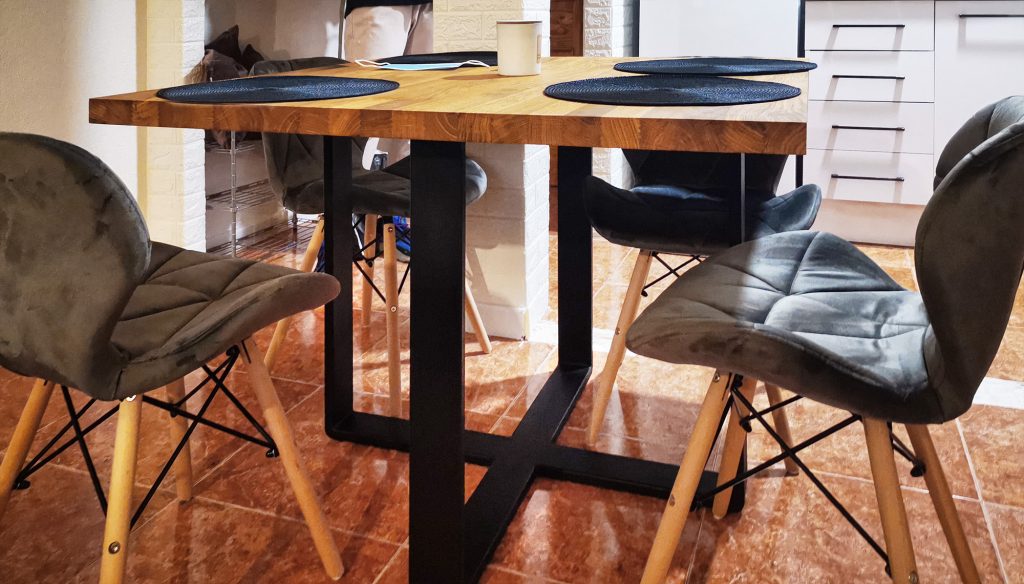 Noga do stołu Krzyżak prosty L - obrazek 2