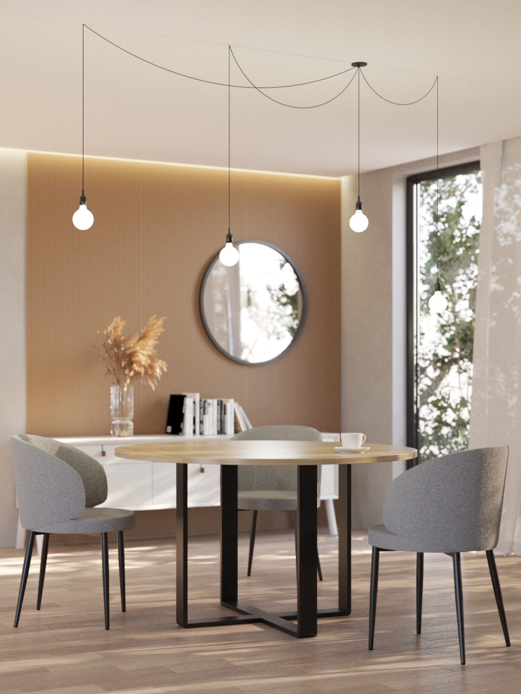 Noga do stołu Krzyżak prosty L - obrazek 4