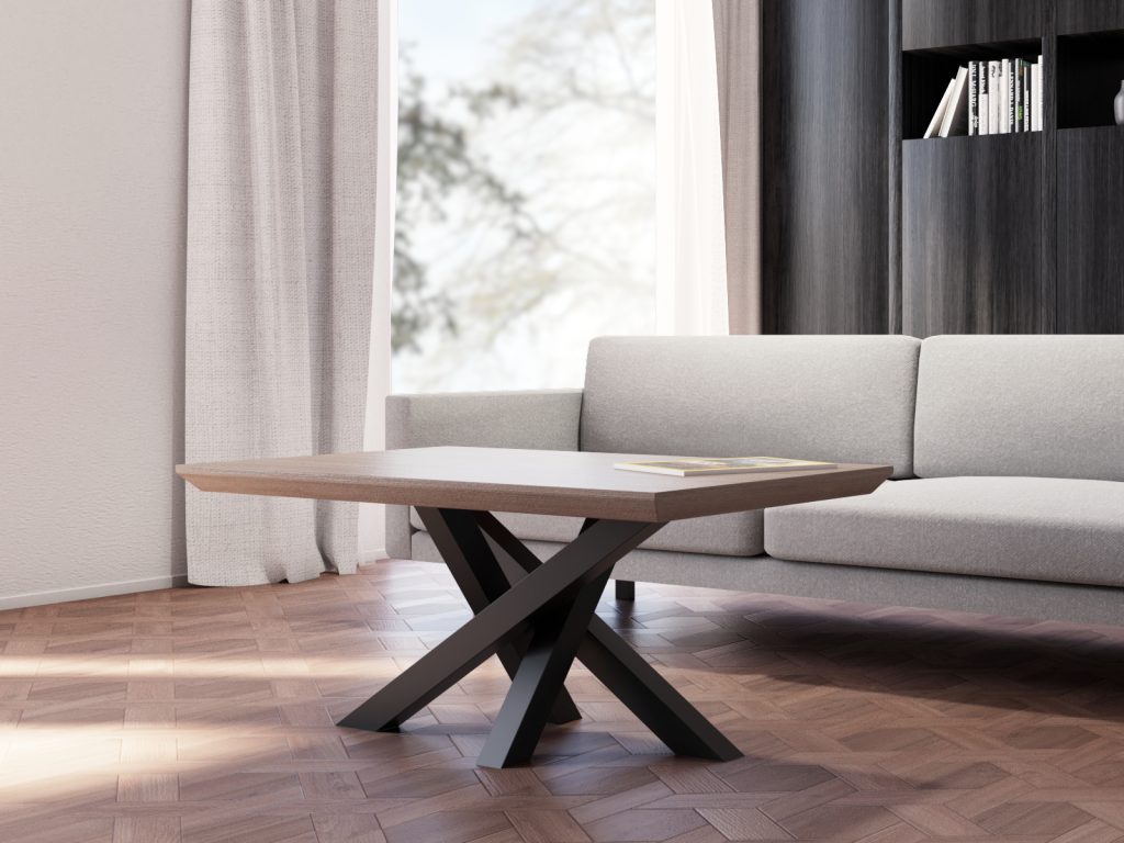 Noga metalowa do stolika Mediolan M - obrazek 4