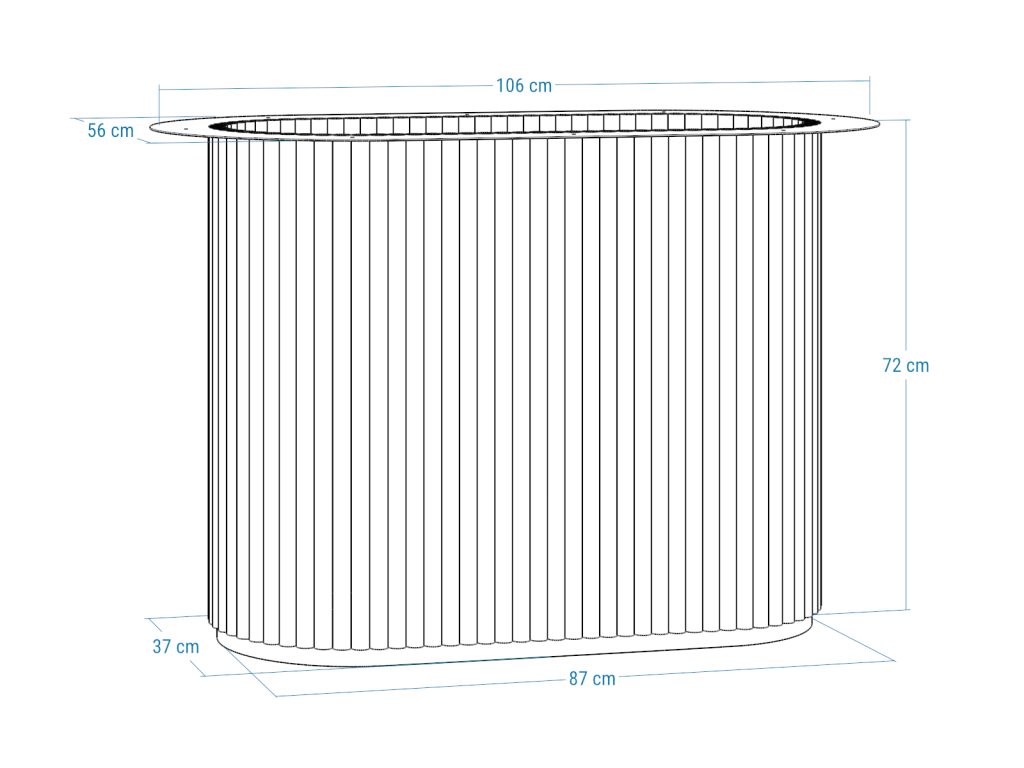 Podstawa ze stali nierdzewnej do stołu Torgo - obrazek 4