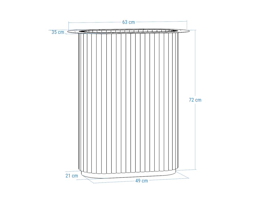 Podstawa metalowa do stołu Torvo - obrazek 4