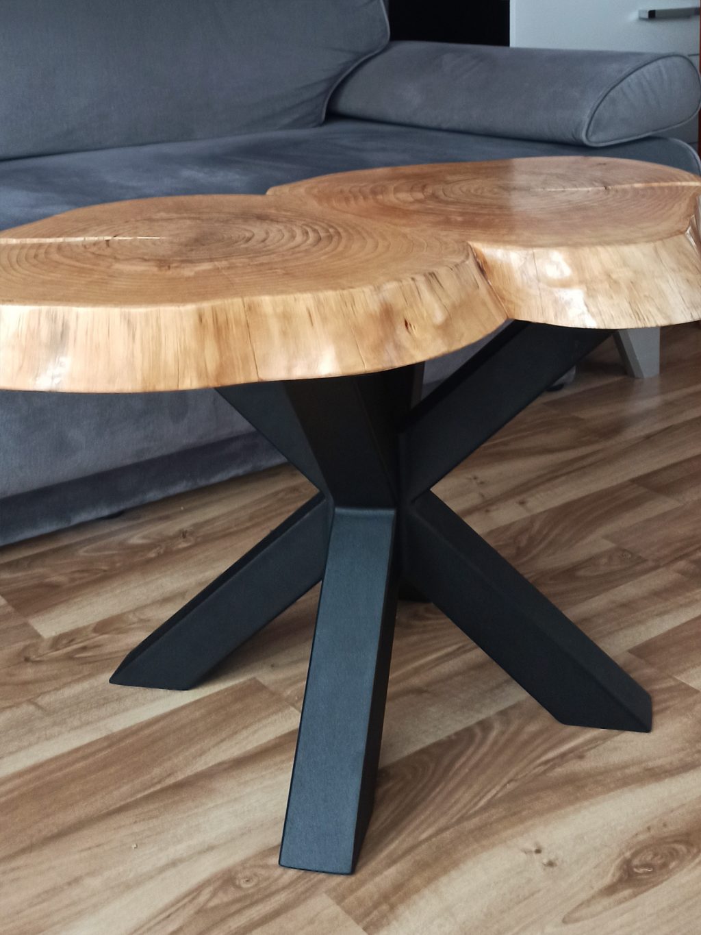 Noga metalowa do stolika Pająk Slim S - obrazek 2