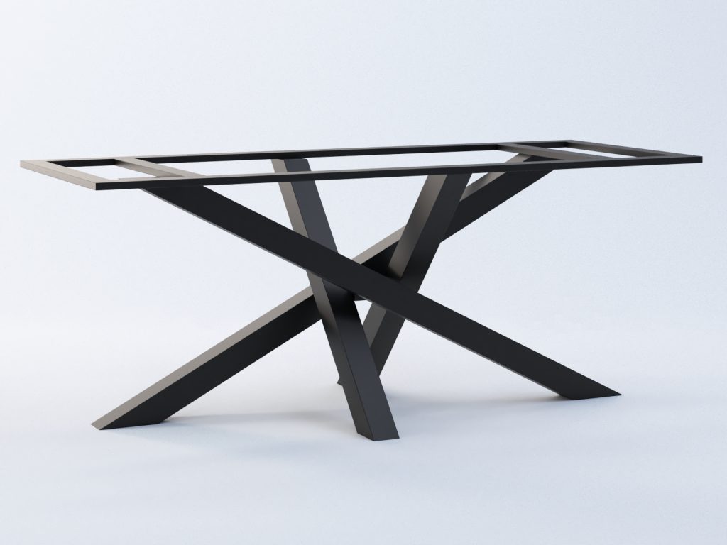 Noga metalowa do stołu pod blat kamienny Mediolan L - obrazek 2