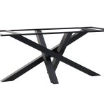 Noga metalowa do stołu pod blat kamienny Mediolan L