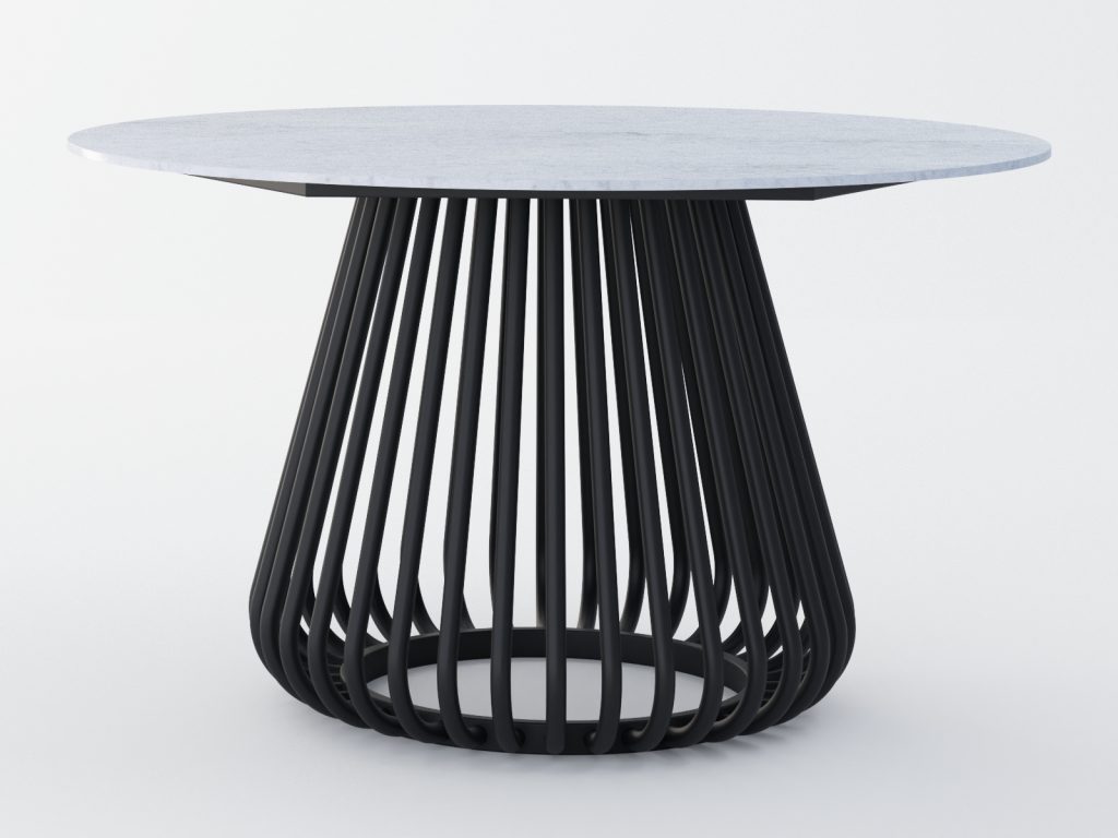 Noga metalowa pod blat kamienny Tulip - obrazek 2