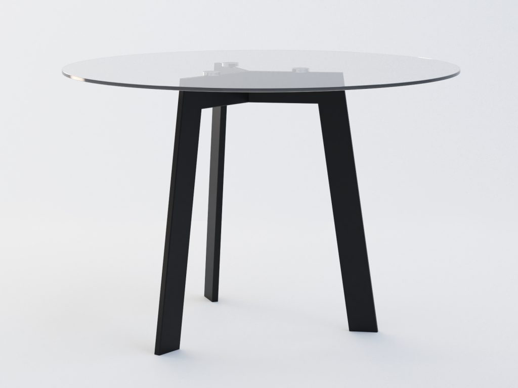 Stelaż do stołu pod blat szklany Triangle S - obrazek 2