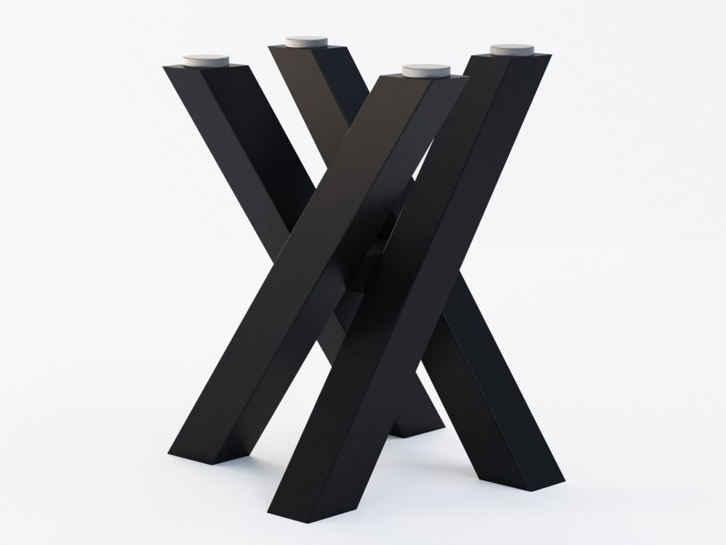 Noga do stolika pod blat szklany Mediolan S - obrazek 2