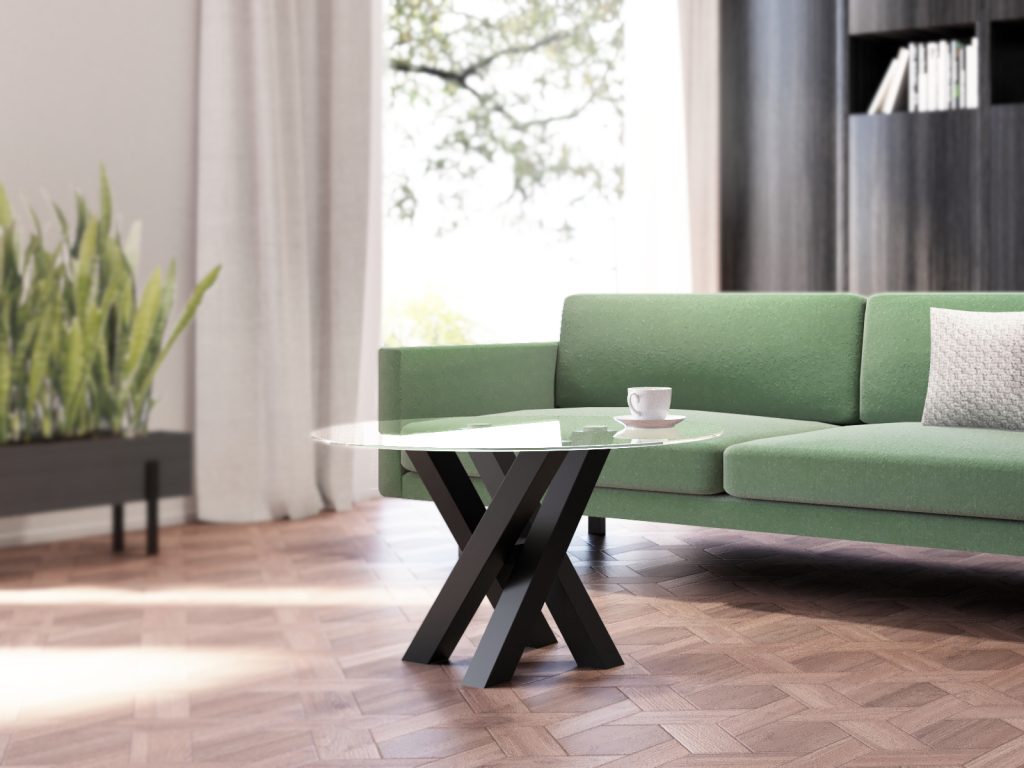 Noga do stolika pod blat szklany Mediolan S - obrazek 4