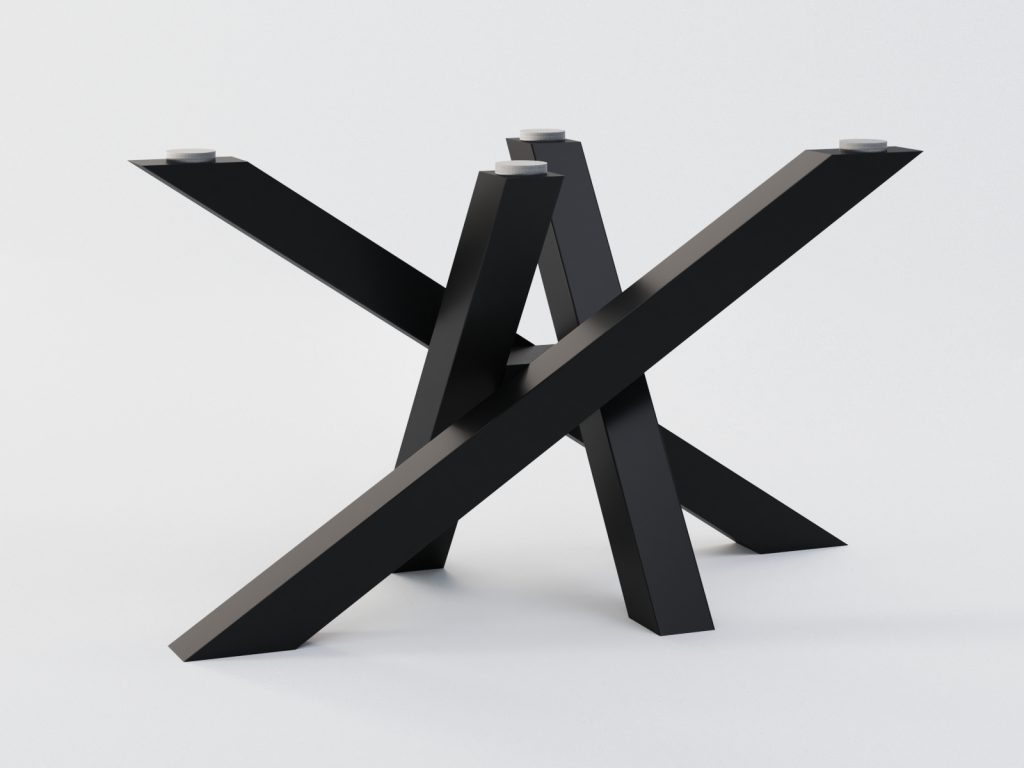 Noga do stolika pod blat szklany Mediolan M - obrazek 2