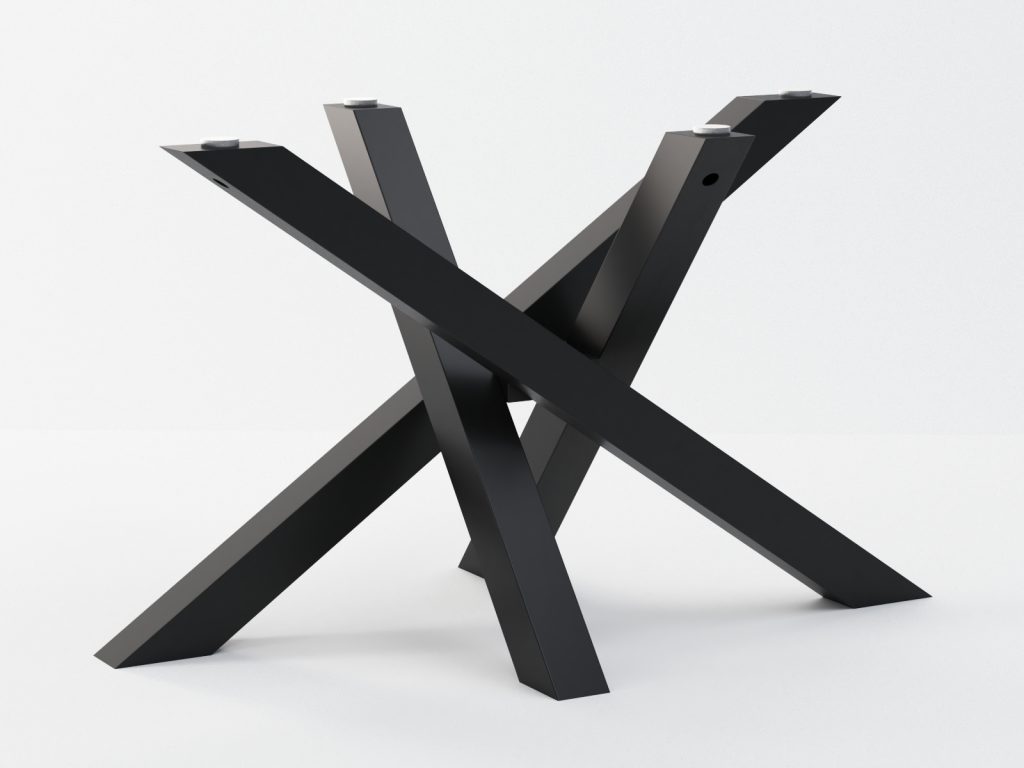 Noga do stołu do blatu szklanego Mediolan M - obrazek 2