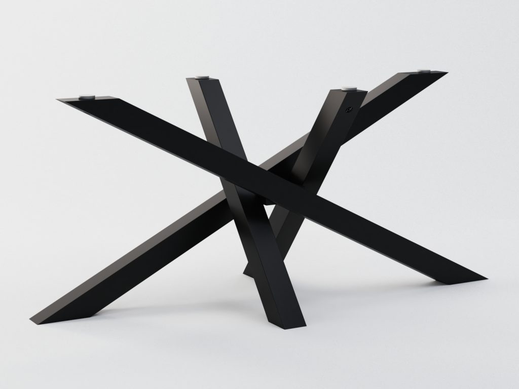 Noga do stołu do blatu szklanego Mediolan L - obrazek 2